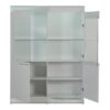 Ovio White Gloss Display Cabinet 1