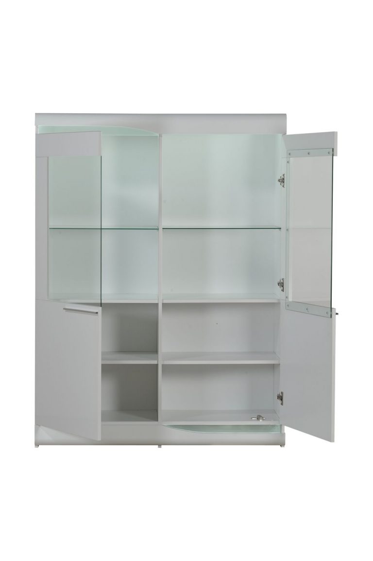 Ovio White Gloss Display Modern Furniture FADS