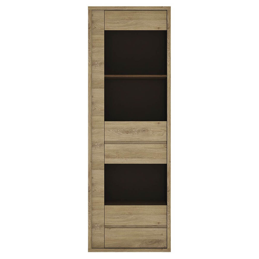 Shetland Display Cabinet 1 Door 1 Drawer Wooden