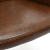 Sidcup Brown Leather Dining Chairs 4