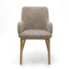 Sidcup Tweed Fabric Dining Chairs 4