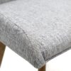 Skandi Grey Fabric Dining Chairs 6