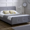 Tucana Scandinavian Bed Frame Grey Fabric 2