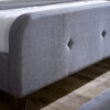 Tucana Scandinavian Bed Frame Grey Fabric 3