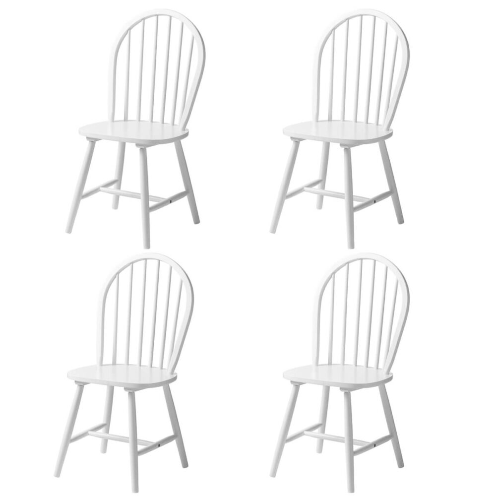 Vermont Boston Dining Chairs White Wooden