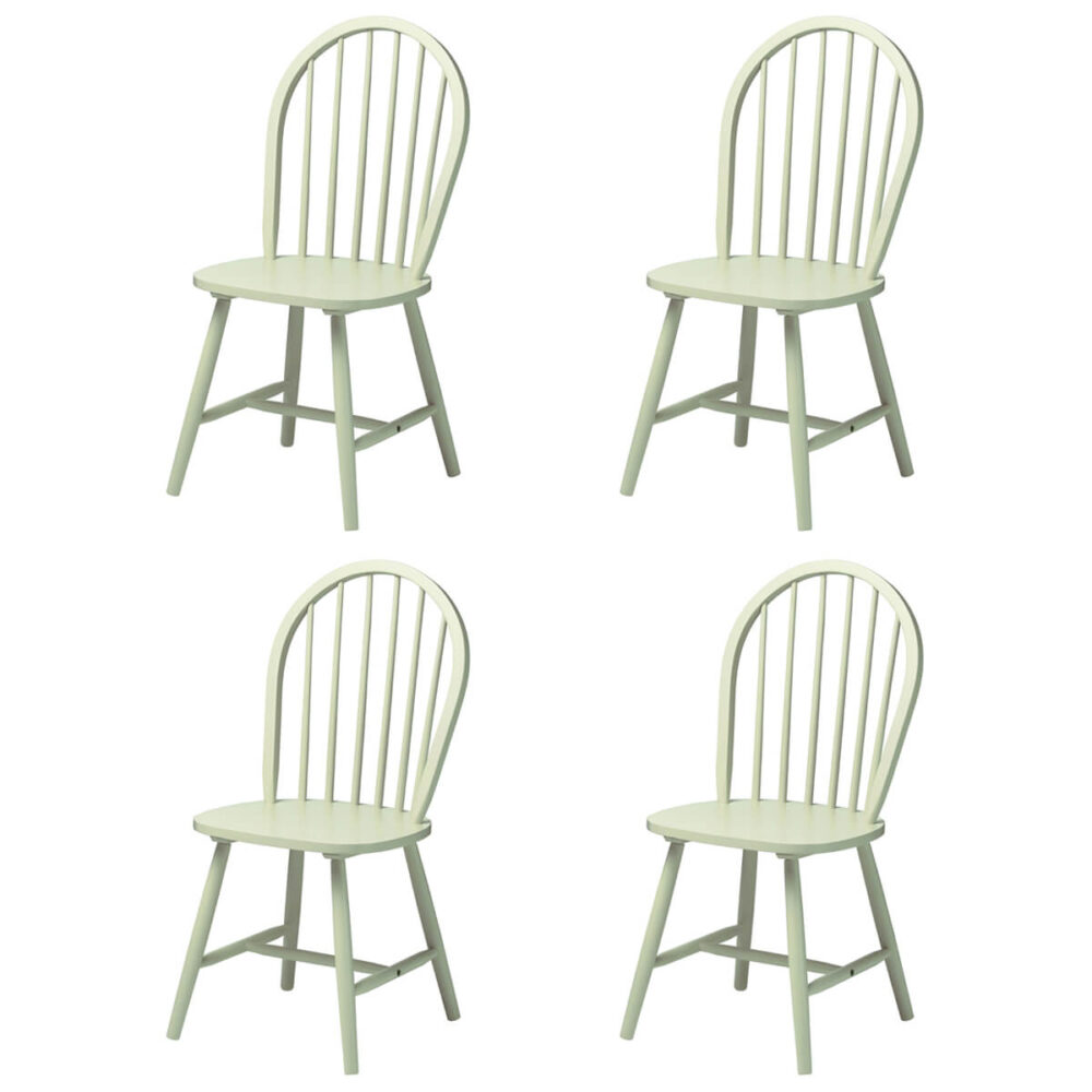 Vermont Boston Dining Chairs Pastel Green Wooden