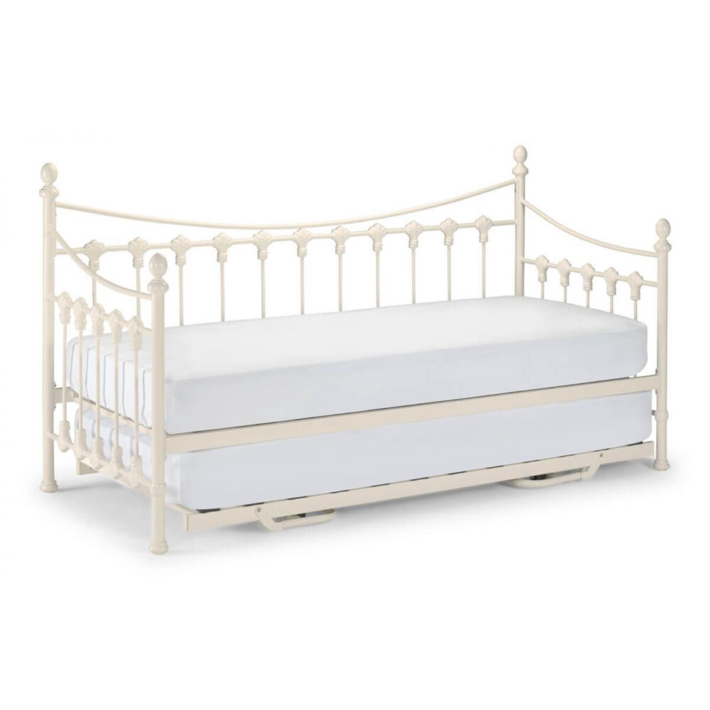 Versailles Stone White Day Bed & Trundle