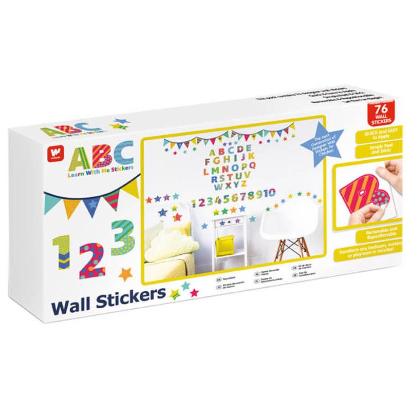 Walltastic ABC Childrens Room Decor Stickers