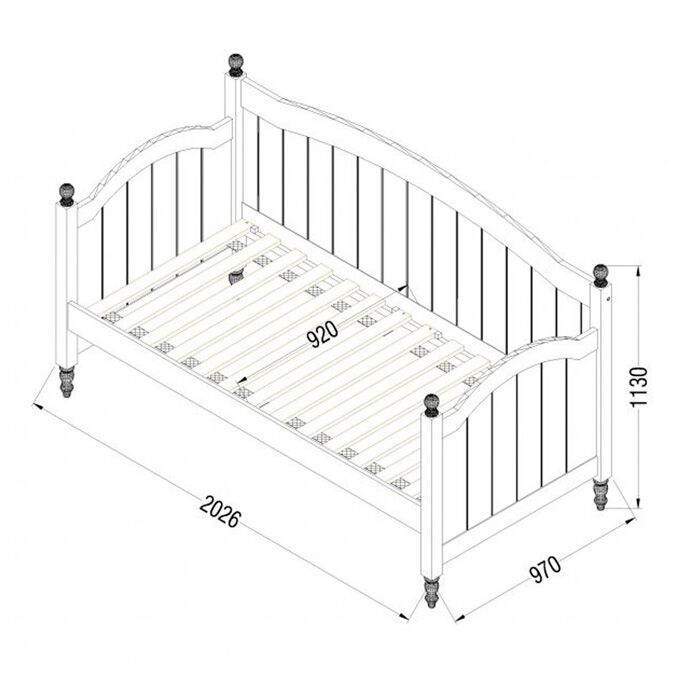 Daybed Dimensions
