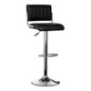 Neo Black Faux Leather Bar Stool
