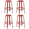 Rainbow Red Bar Stools Pack of 4