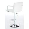 Stars White Faux Leather Bar Stool 7