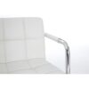 Stars White Faux Leather Bar Stool 2