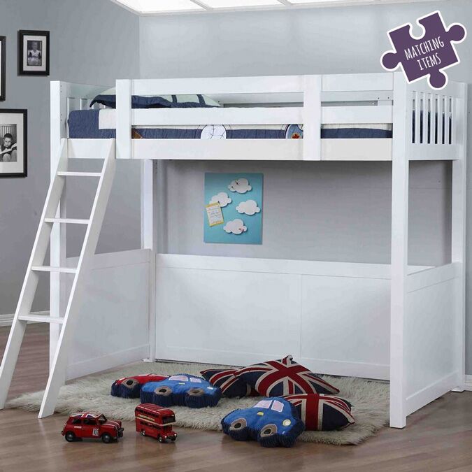 high sleeper bed white