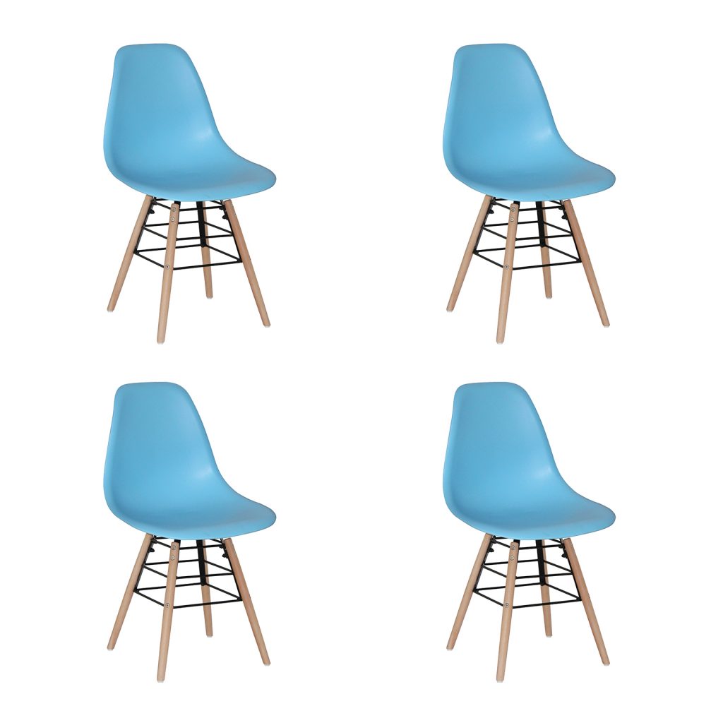 River Bright Eames Style Dining Chairs Blue Dining Chairs FADS