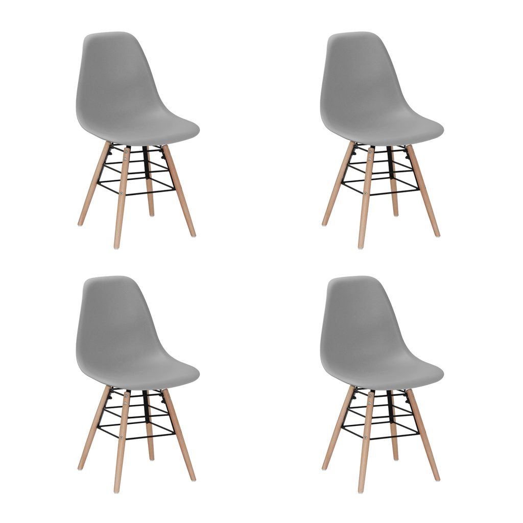 River Bright Coloured Light Grey Dining Chairs Dining Room FADS