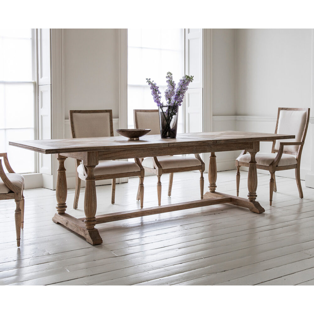 French colonial rectangular dining set at FADS.co.uk