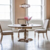 French colonial round dining set at FADS.co.uk