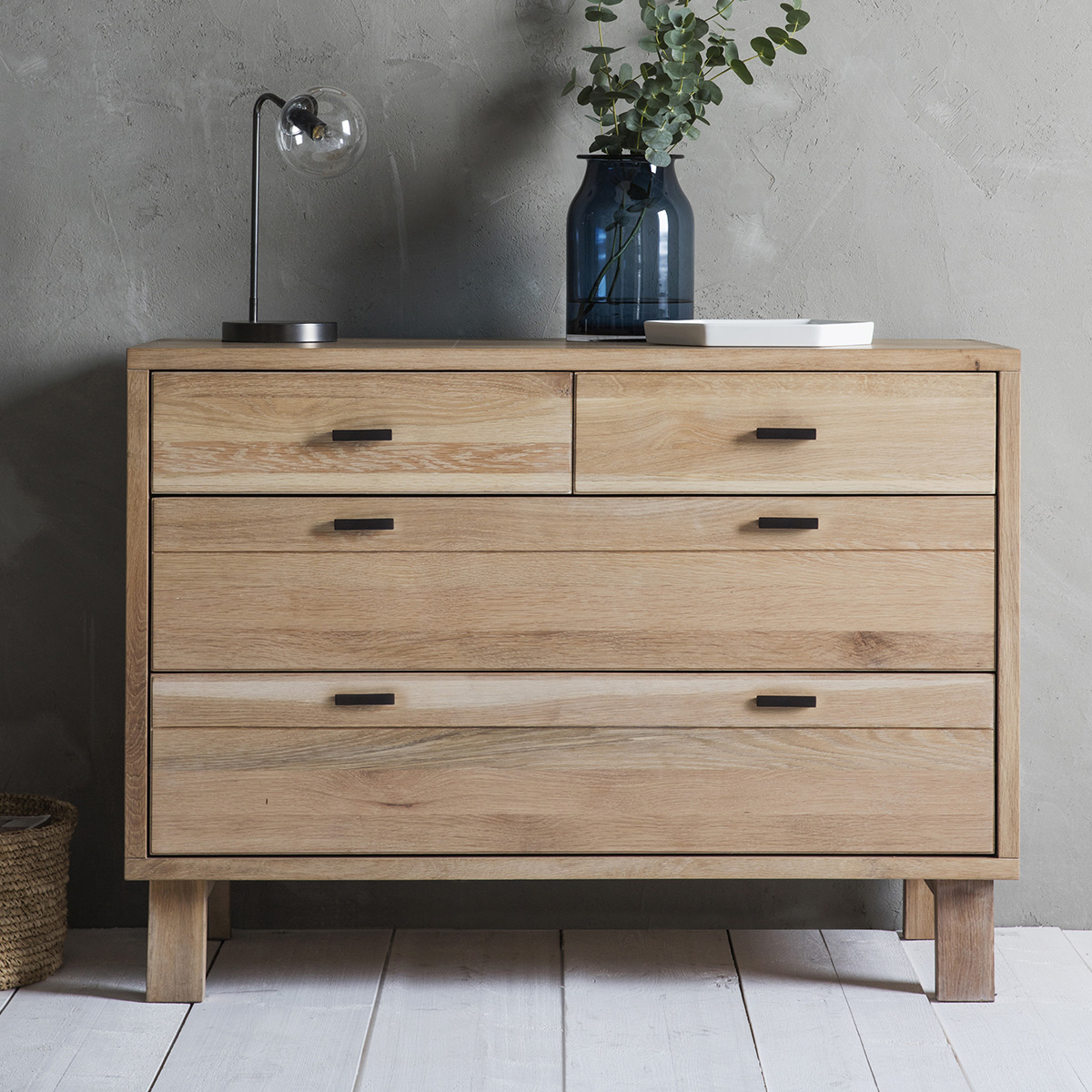 Buy Narrative Solid Oak Commode Chest Living Furniture Fads