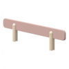 bed safety rail dusty pink