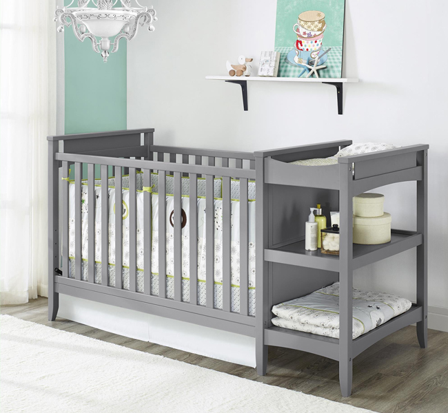 nursery cot and changing unit