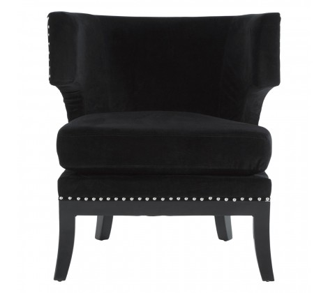 black occasional chair