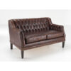 Chichester-leather-2-seater-sofa-button-back-brown