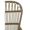 Cuba Rattan armchair & footstool grey at FADS.co.uk