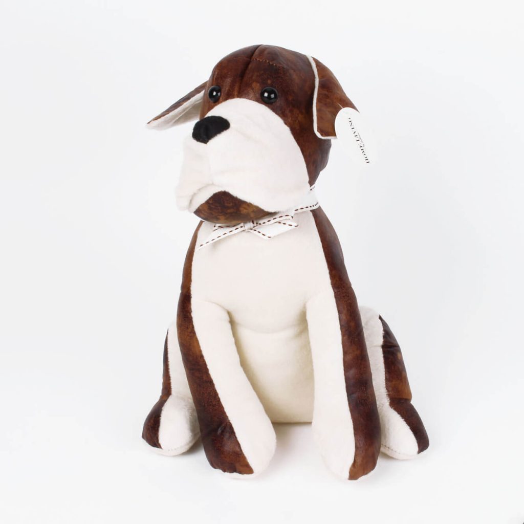 Dog Door Stop Brown And Cream Home Accessories FADS