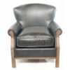 Farley-armchair-leather-with-hessian-back—black-2