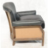 Farley-armchair-leather-with-hessian-back—black-3