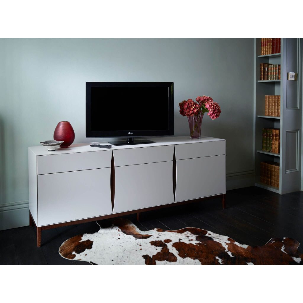 Lux Sideboard Media Storage System Matt White FADS