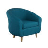 Turin Tub Chair in Teal at FADS.co.uk