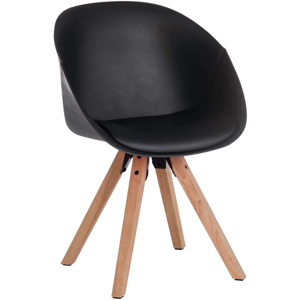 Zula Black Padded Chair at FADS.co.uk