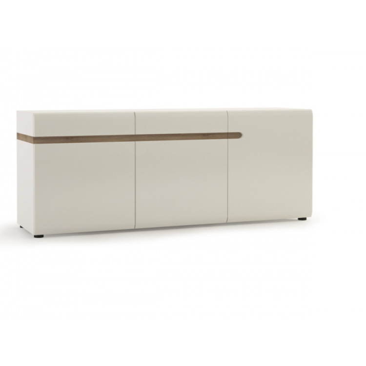 mode-sideboard-thre-door-2-drawer-white-gloss-and-oak