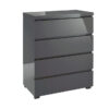 puro 4 drawer chest – charcoal