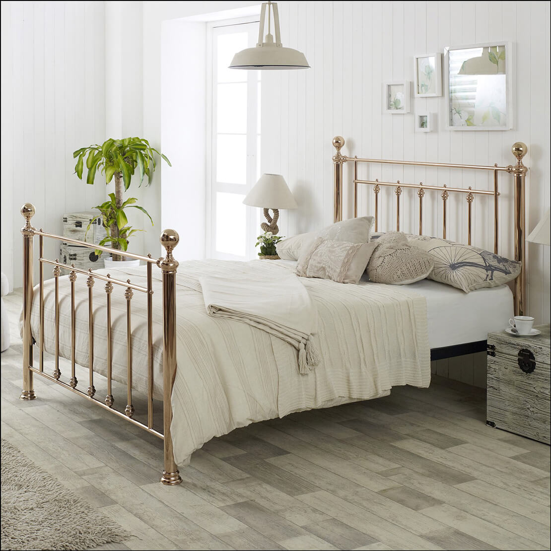 Libra Metal Rose Gold Bed Frame Beds Free Delivery Fads Rose Gold Bed Frame Libra King Metal Go
