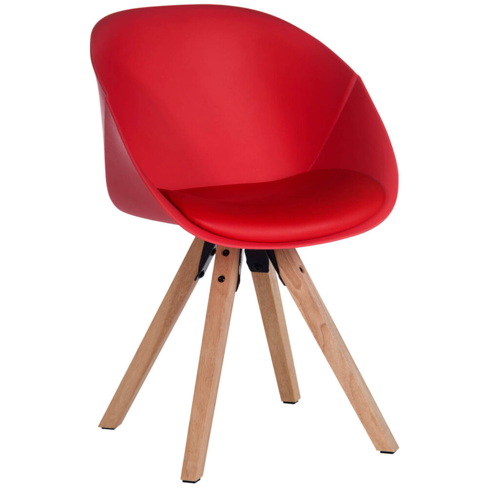 Zula Red Padded Chair at FADS.co.uk