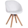 Zula White Padded Chair at FADS.co.uk