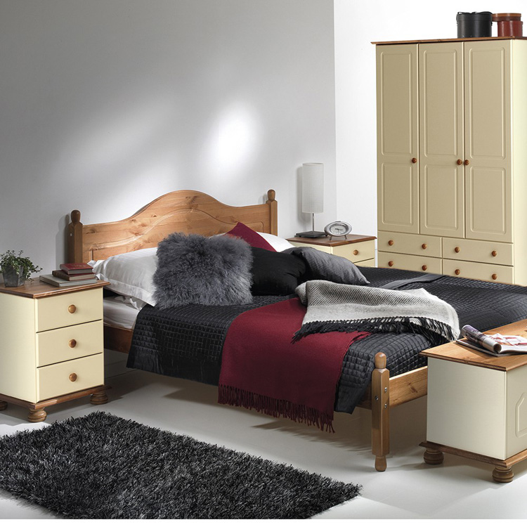 copenhagen cream and pine bedroom set
