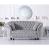 Emma Plush Grey Two Seater Sofa