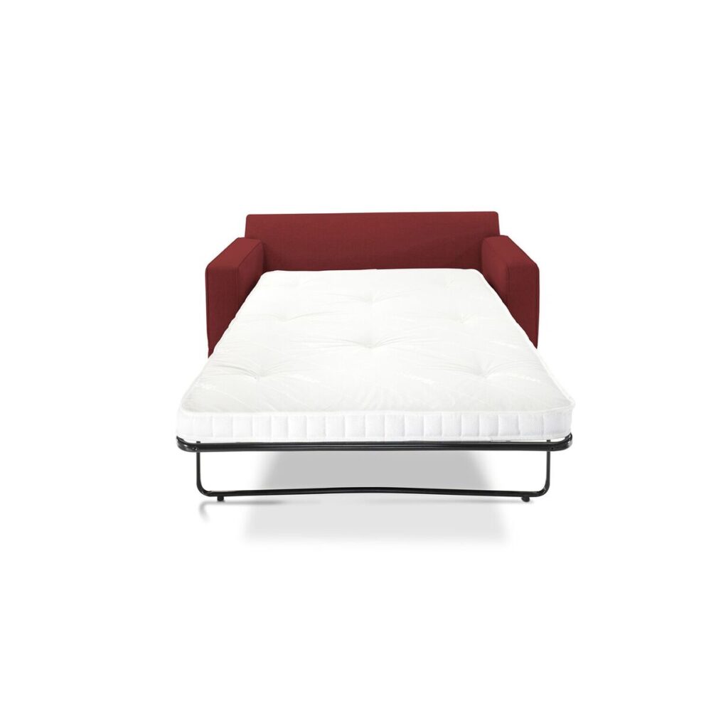 Modern Sofa Bed Cranberry Front