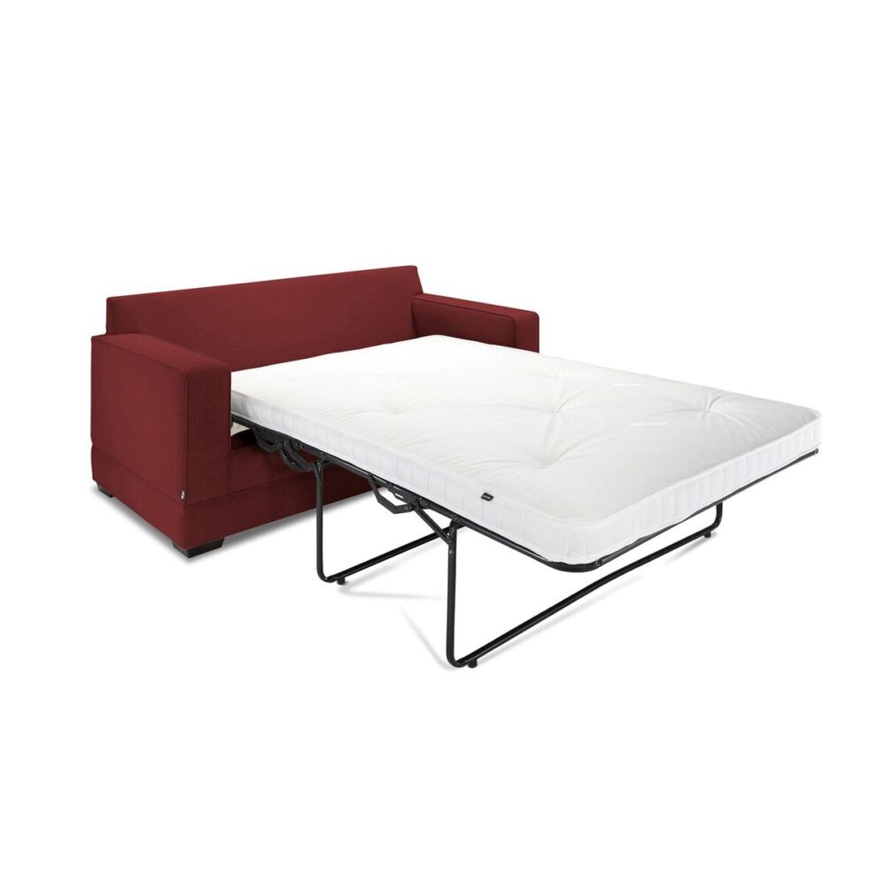 Modern Sofa Bed Angle Cranberry