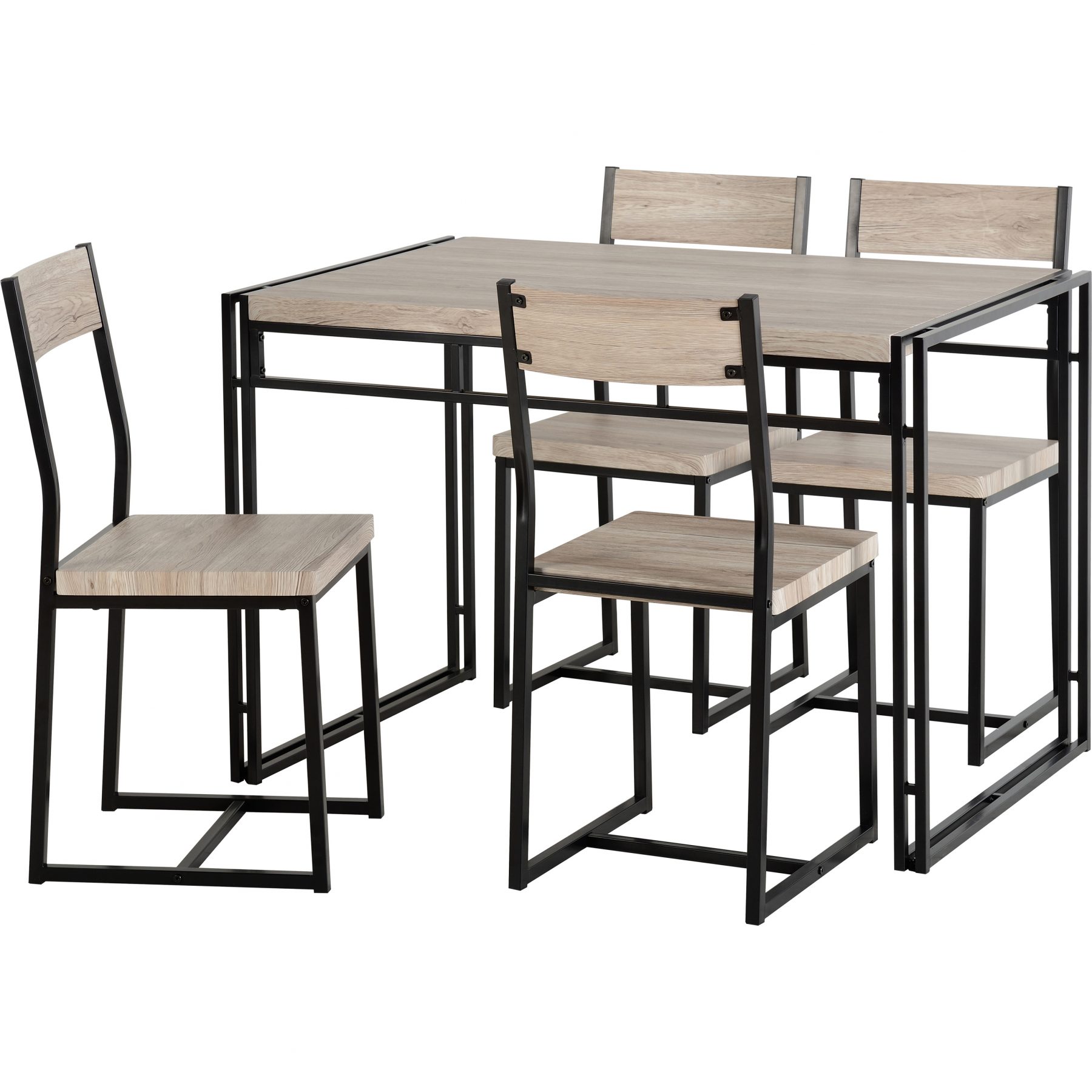 Strout dining set with 4 chairs discount