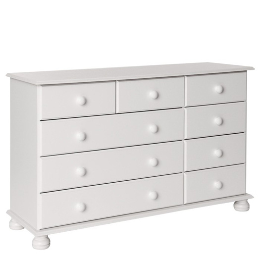 Extra large chest store of drawers white