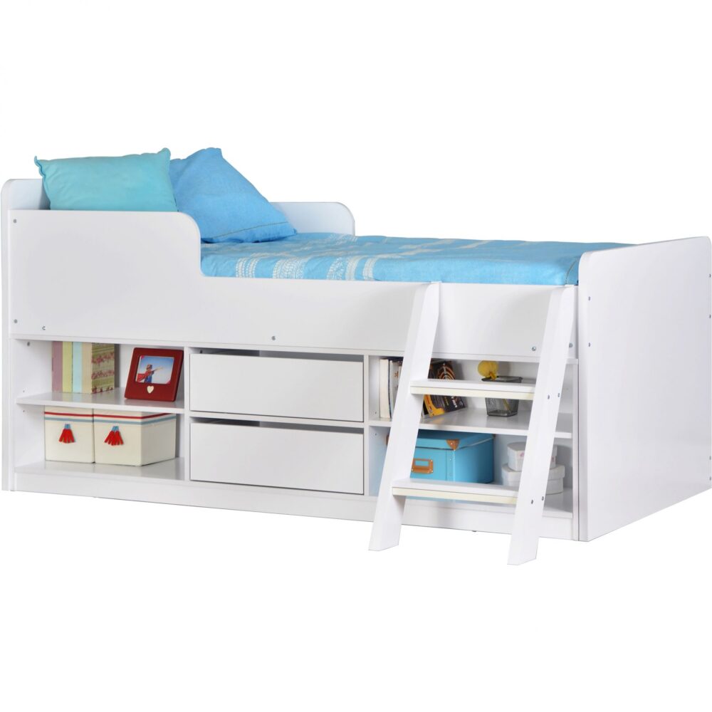 Felix low sleeper bed white 1