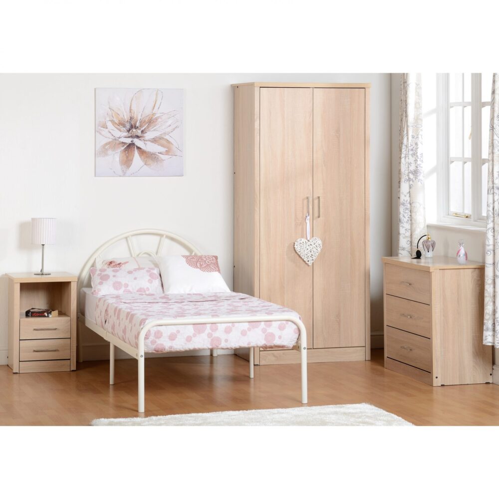 Nova single bed white room setting