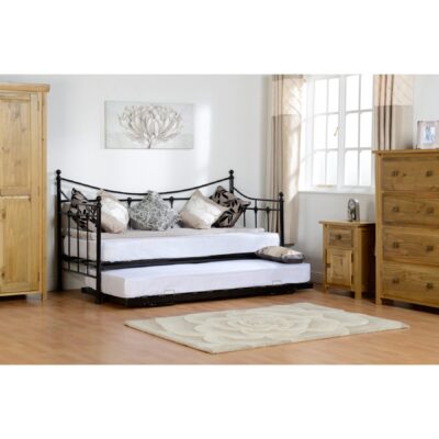 Torino black day bed