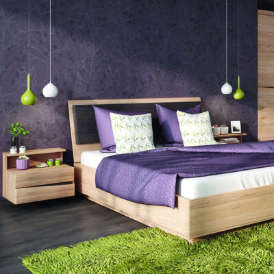 Metro king size ottoman bed