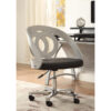 curve office chair grey swivel 1